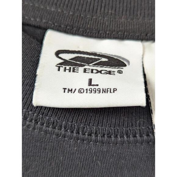 1999 Vintage Carolina Panthers NFL Football The Edge Sleeveless 90s L T-shirt - Picture 5 of 9